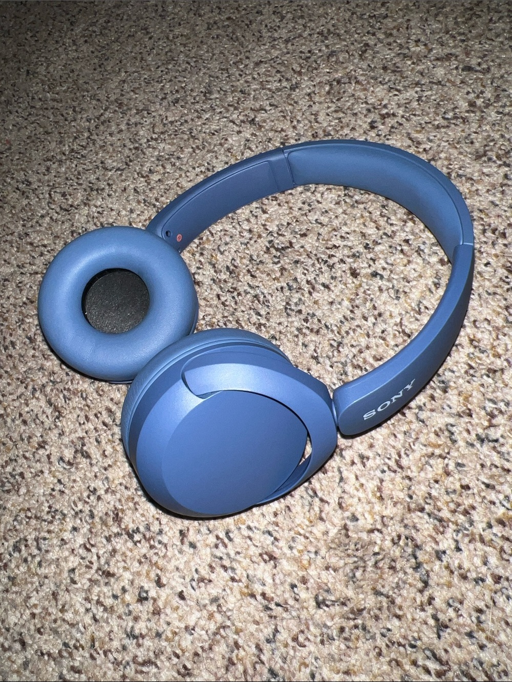 Sony WH-CH520 Wireless On-Ear Bluetooth Headphones - Matte Blue